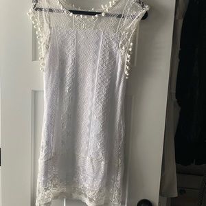White small dress perfect for engagement party
